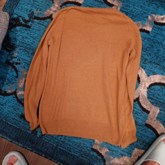 J. crew tan/rust novelty print sweater women’s size S wool rabbit hair - Picture 3 of 3